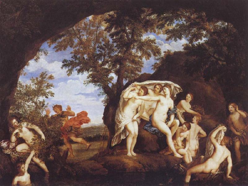 Albani Francesco Diana and Actaeon oil painting picture